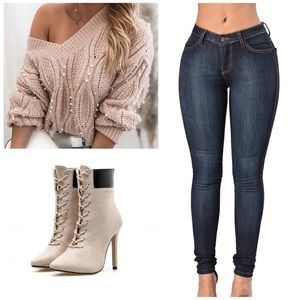 Sweater and Jeans Combi by vestirenmoda